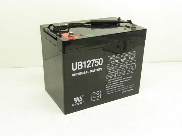  WTP12750 High-Output Gel Battery - 75Ah